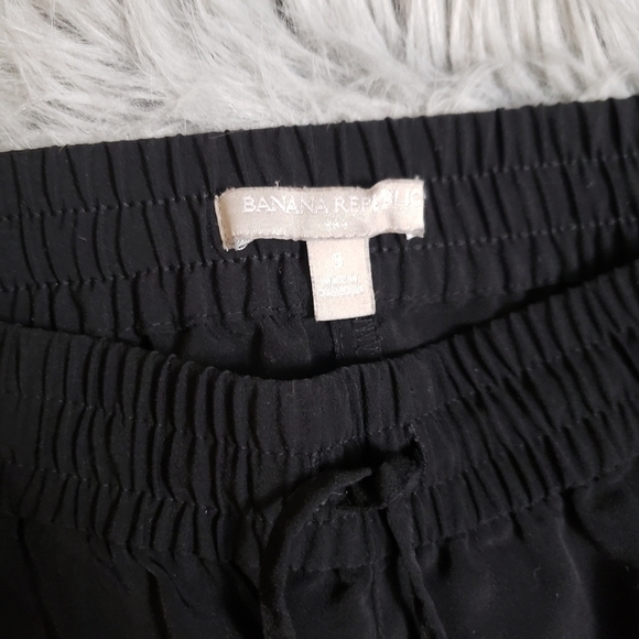 Banana Republic Drawstring Capris Black Small - Picture 2 of 4